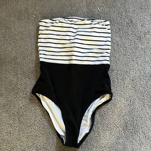 Victoria Secret Strapless Bathing Suit - Size Large